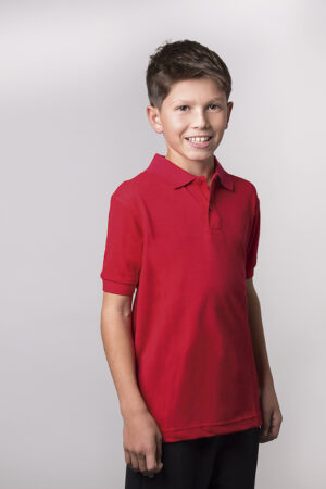 POLO PIQUÉ 190gr MANGA CORTA NIÑO